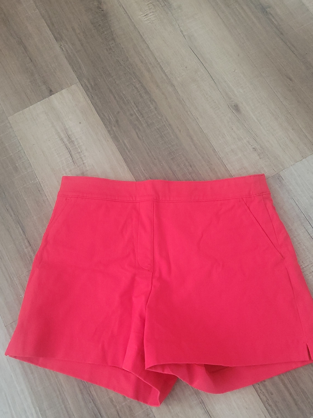 Women’s Bright Red High-Rise Casual Shorts